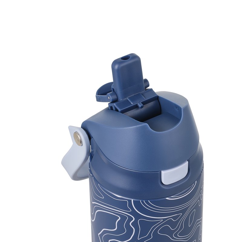 24oz Insulated Stainless Steel Water Bottle with Straw & Chug Lid - Terrain
