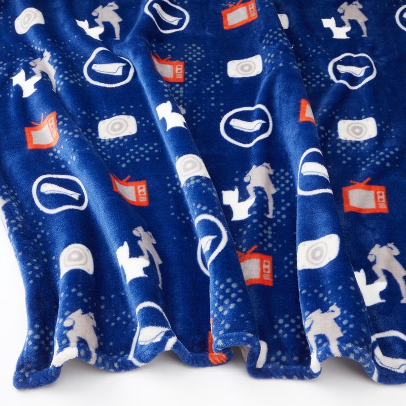 Kids Plush Throw Blanket 50x70 - Skibidi Toilet Inspired Quirky Bed Cover