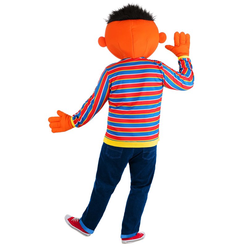 Men's Plus Size Sesame Street Ernie Mascot Costume 2X - Plush Sesame Street Character