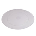 14-Inch Clear Round Plastic Serving Platter for Parties