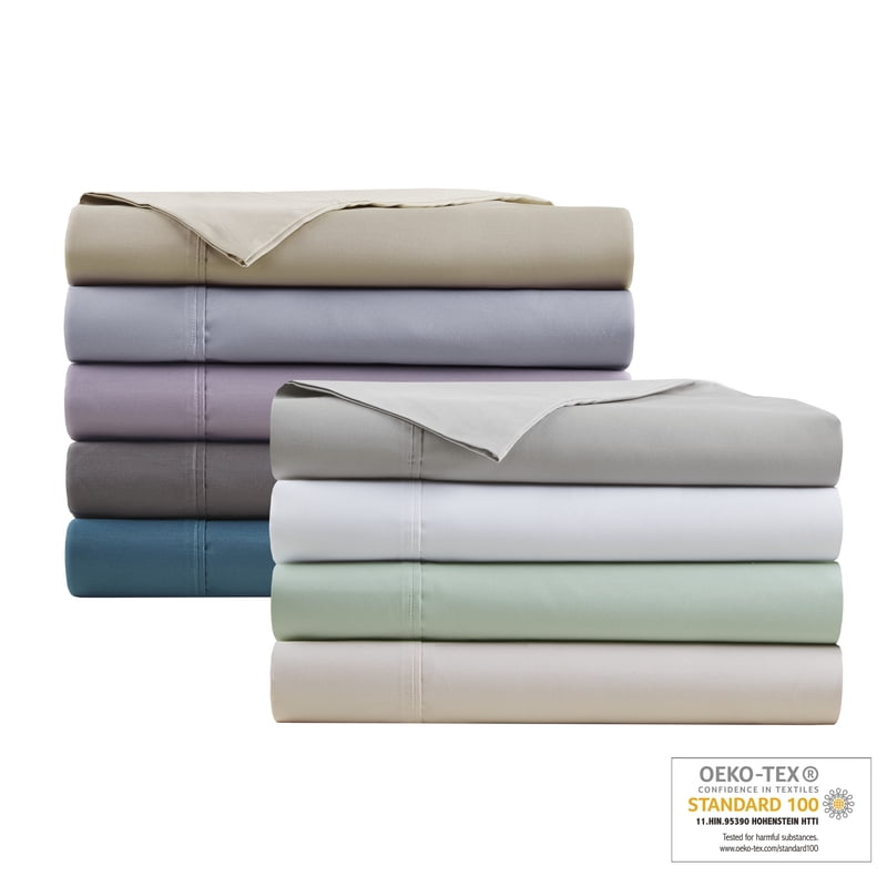 Cooling Cotton Blend Sheet Set - California King Ivory 4 Piece