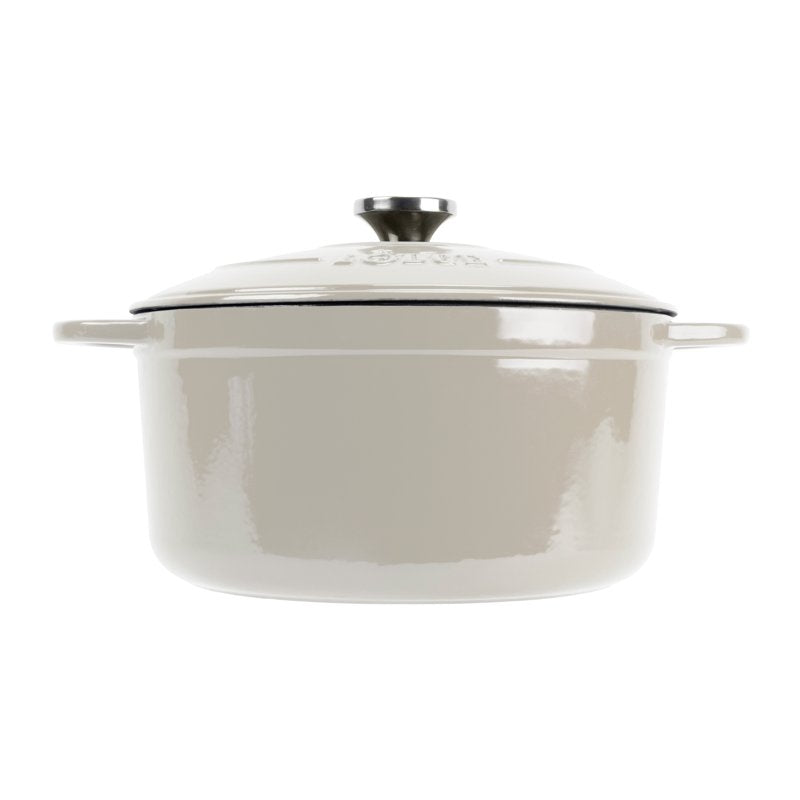 Enameled Cast Iron Dutch Oven - 5.5qt Oyster White