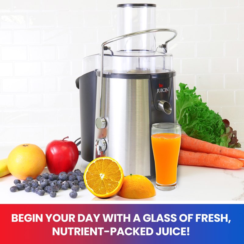 700W Wide Mouth Centrifugal Juicer - Fresh Juice Extractor