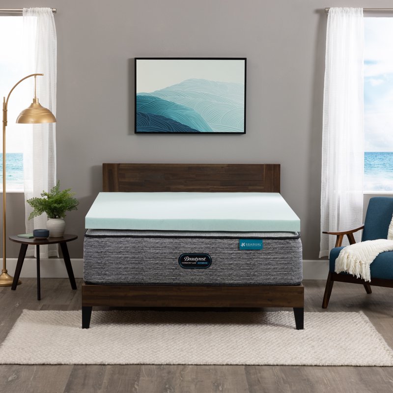 Twin-XL Memory Foam Mattress Topper - 3 Inch Deluxe Cooling & Pressure Relief