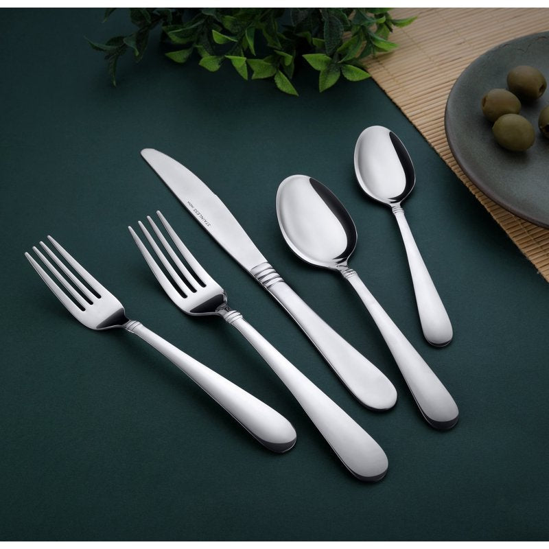 20-Piece Stainless Steel Flatware Set - Camfield Service for 4