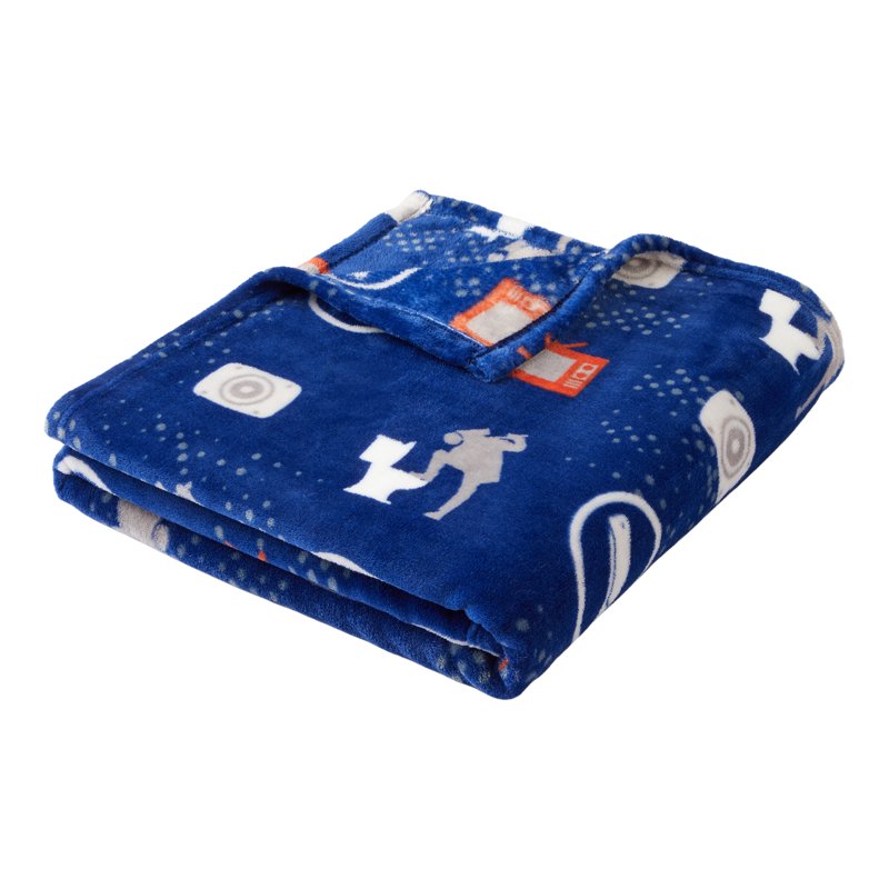 Kids Plush Throw Blanket 50x70 - Skibidi Toilet Inspired Quirky Bed Cover