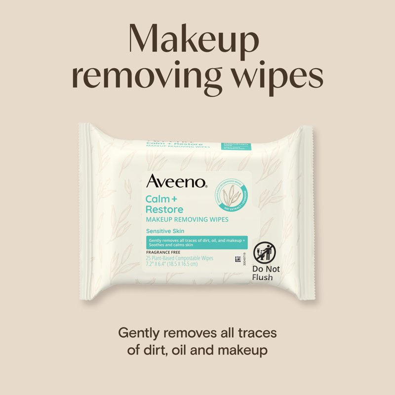 Nourishing Fragrance-Free Face Wipes for Sensitive Skin - Oat & Feverfew