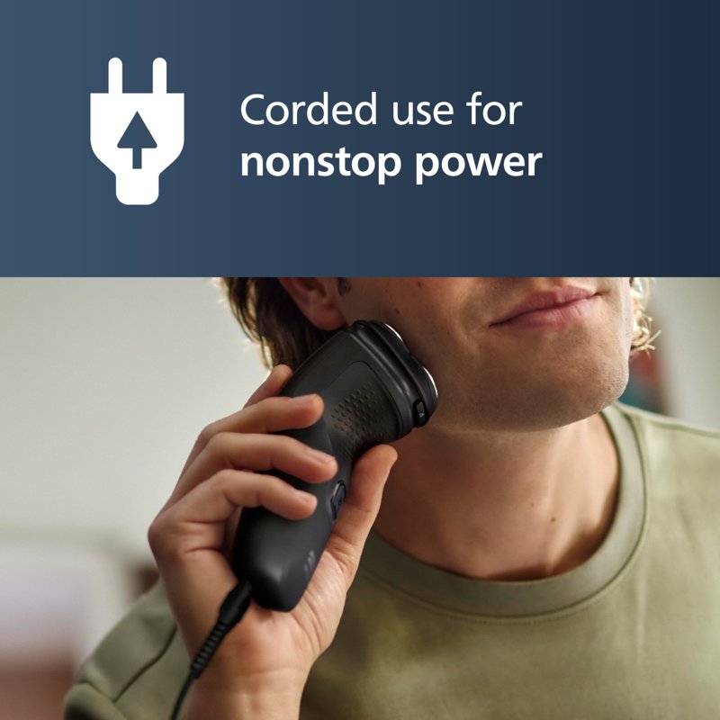 Corded Electric Shaver with ComfortCut Blades - Philips Norelco 1100