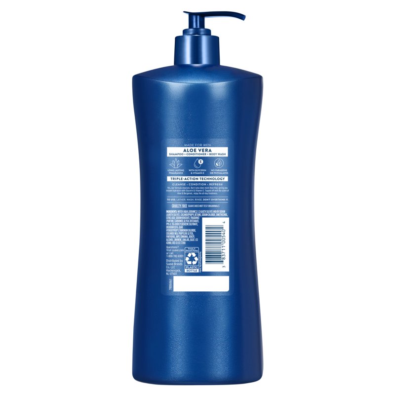 3-in-1 Shampoo, Conditioner & Body Wash with Aloe & Vitamin B - 28 FL OZ