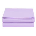 Full Lilac 1500 Thread Count Microfiber Flat Sheet - Hotel Quality Bedding