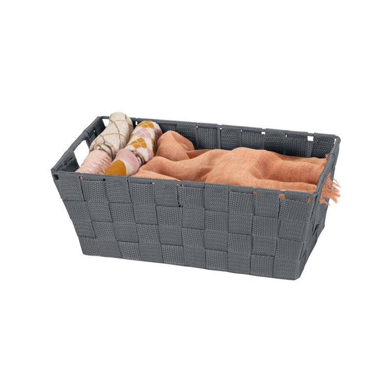 Simplify Fabric Storage Basket - Grey, Small Shelf Variation
