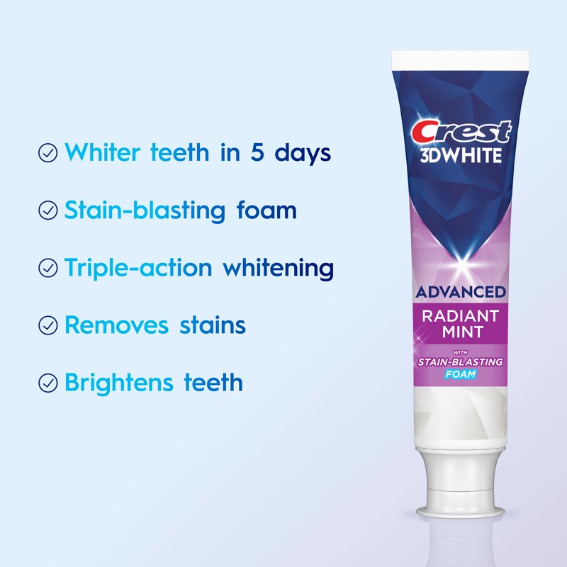 3DWhite Advanced Whitening Toothpaste - Radiant Mint