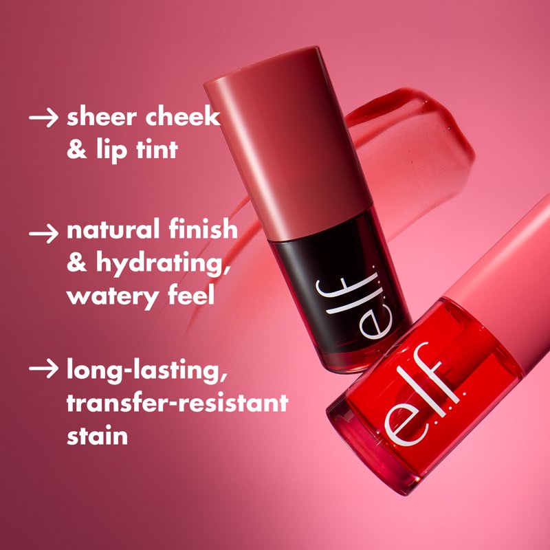 Hydrating Lip and Cheek Tint - Buildable Long-Lasting Stain