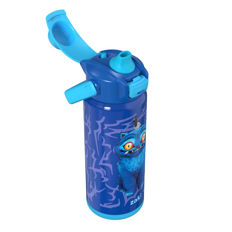 20oz Stainless Steel Water Bottle with Push Button Lid - Derpy Blue
