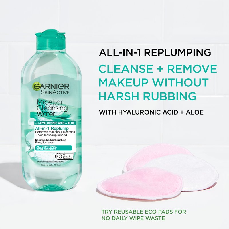 Hyaluronic Acid Micellar Cleansing Water Makeup Remover for Sensitive Skin