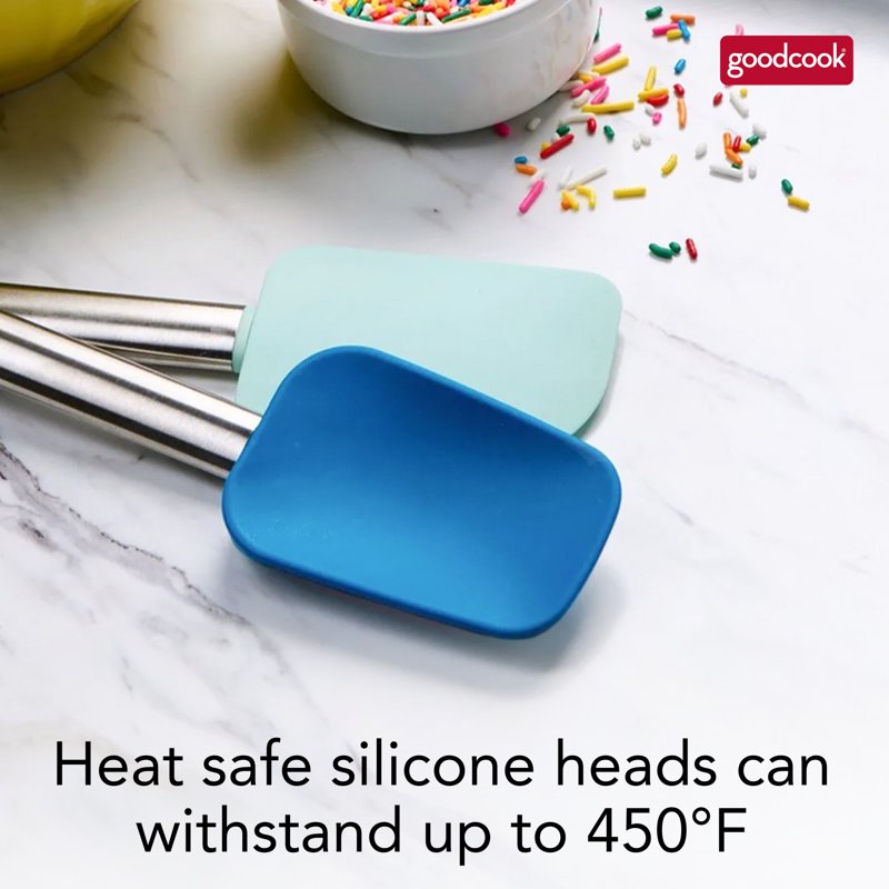 Silicone Blade & Spoon Spatula Set - 2 Pack