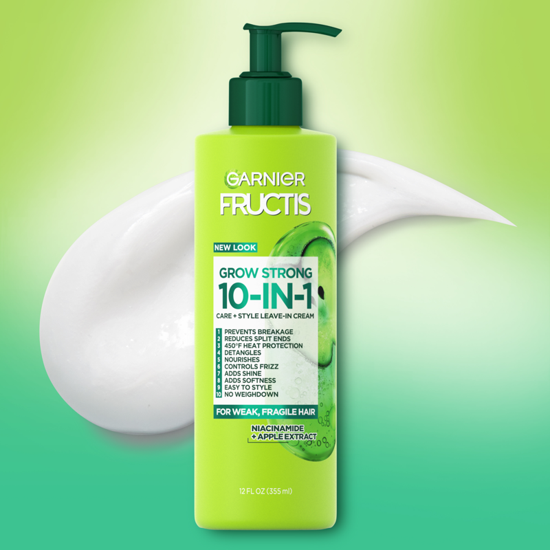10-in-1 Leave-in Hair Styling Cream for Stronger Hair, 12 fl oz