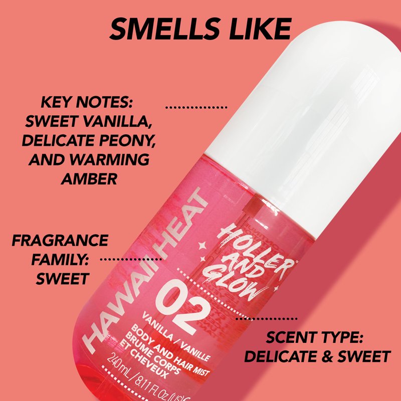 Dual-Action Fragrance Mist for Body & Hair - Lightweight Refreshing Spray