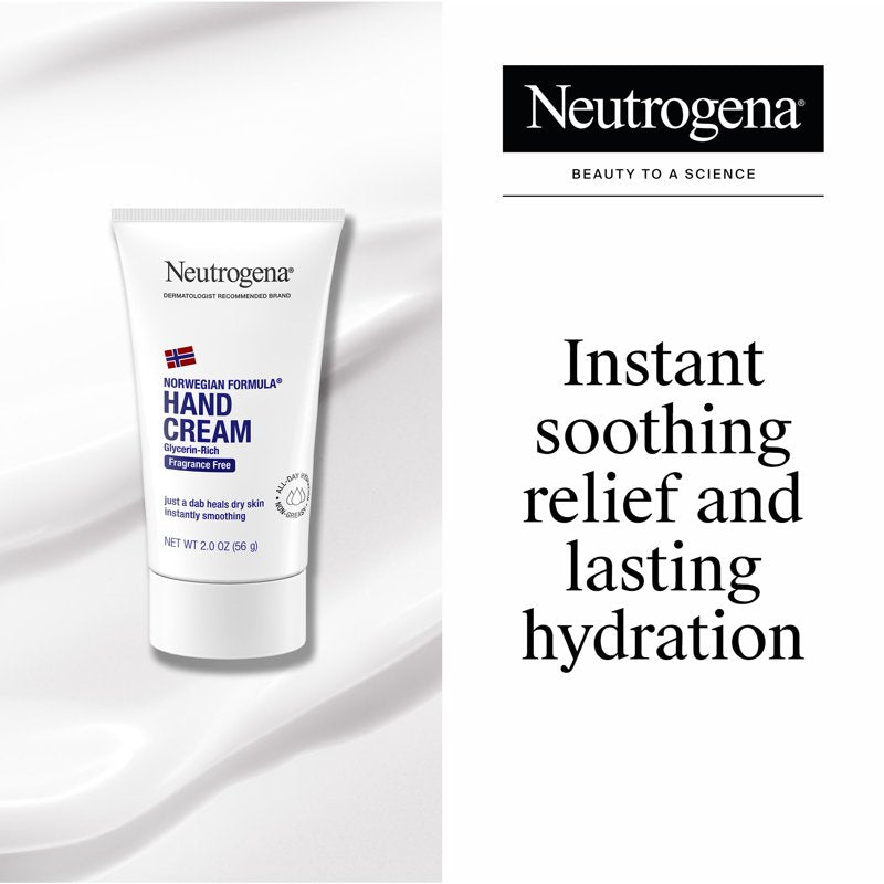 Concentrated Moisturizing Hand Cream for Dry Skin - Fragrance-Free