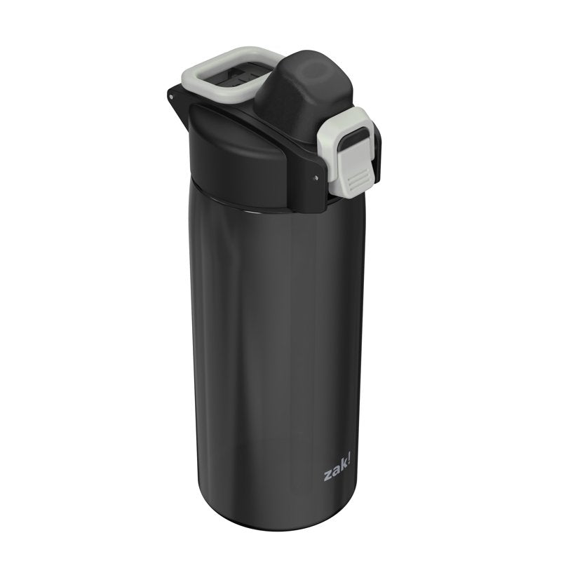 25oz Durable Plastic Water Bottle with Leak Proof Spout - Black
