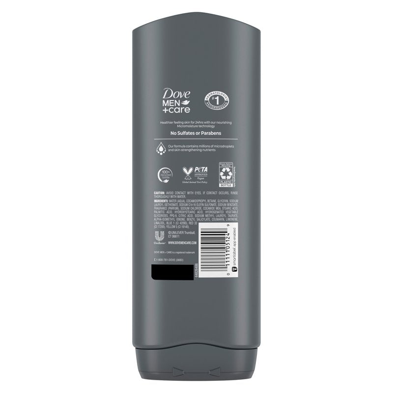 Men's Hydrating Body Wash & Face Wash - Clean Comfort, 18 Fl Oz