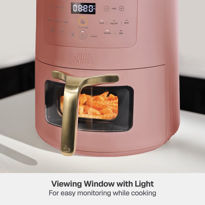 6QT Air Fryer with ThymeCrisp Technology - Faded Rose
