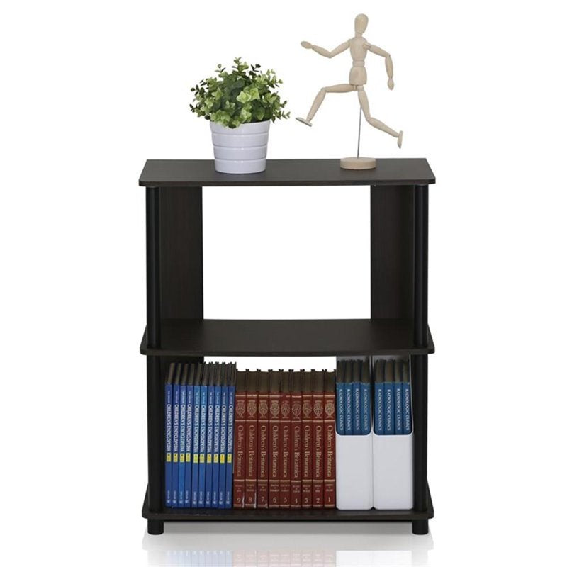 Simple Design Bookcase - Walnut Finish, 15070WNBK