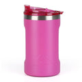 16oz Stainless Steel Can Tumbler with Ceramic Lining & 2-in-1 Lid - Pink