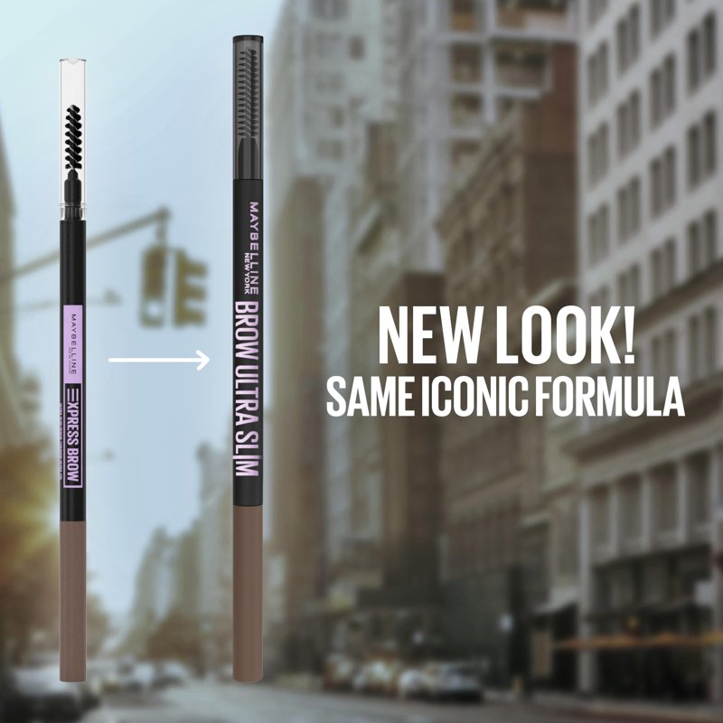 Ultra Slim Eyebrow Pencil - Soft Brown, 6 Pack with Built-in Spoolie Brush