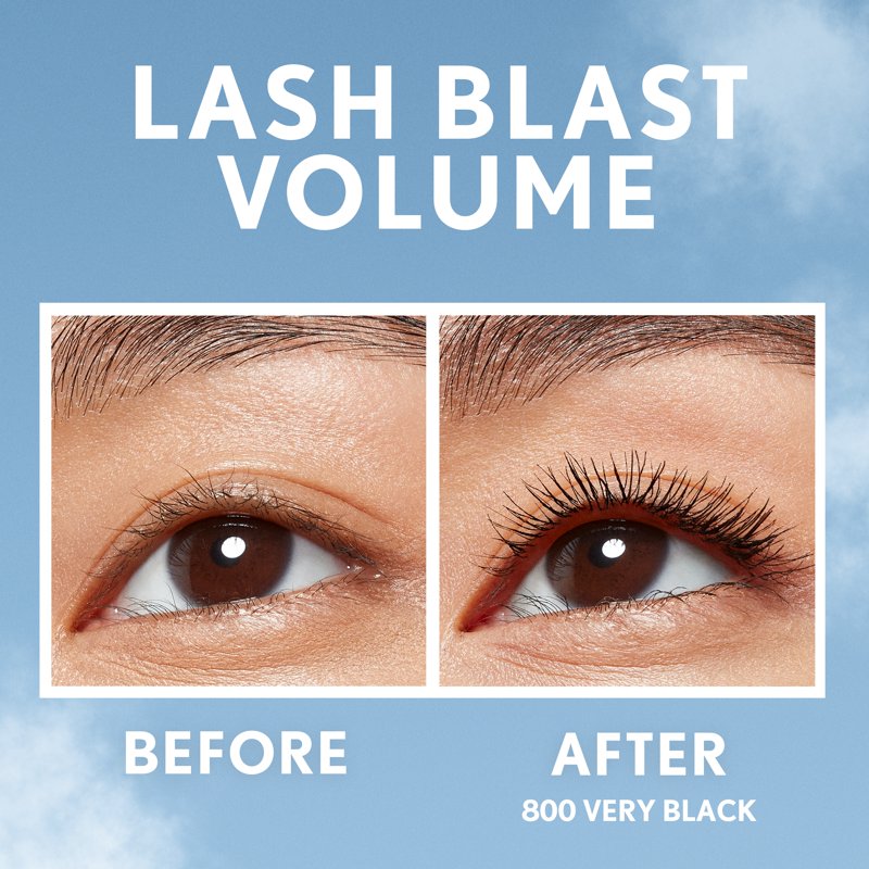 Volumizing Waterproof Mascara and Black Eyeliner Pencil Duo Set