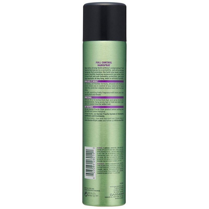 Ultra Strong Hold Hairspray with Bamboo Extract - 24-Hour Frizz Control