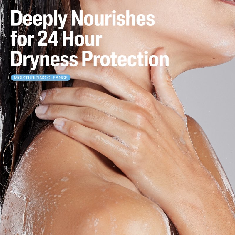 Moisturizing Relief Body Wash for Sensitive Skin - 24 Hour Hydration