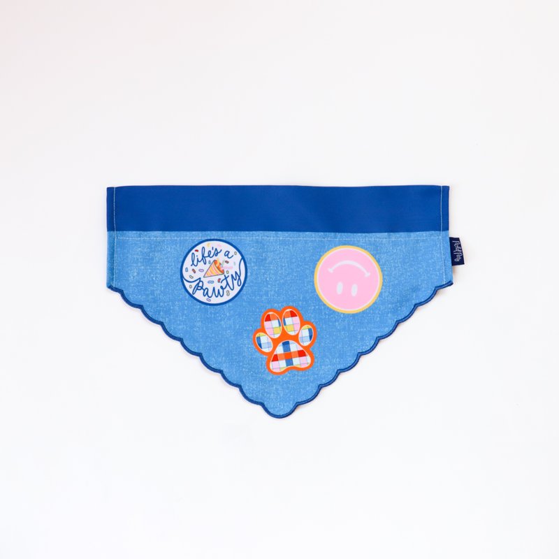 Pet Bandana for Dogs - Small/Extra Small, Pack of Patches