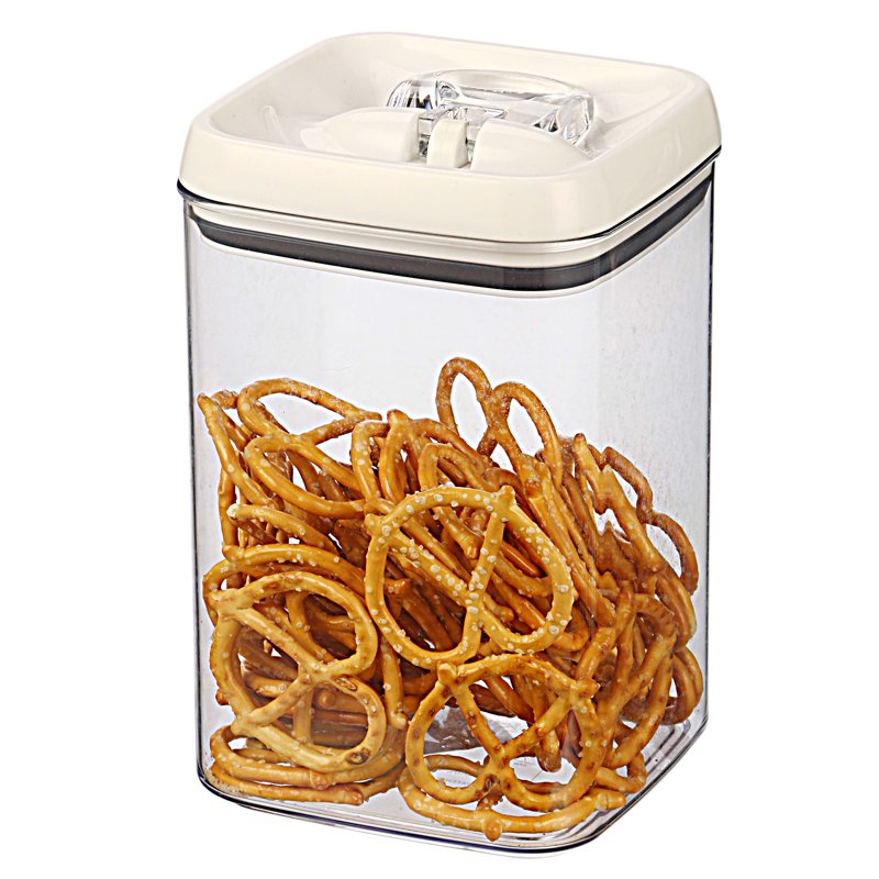 Square Food Storage Container - BPA-Free, Clear Design - 1 Container