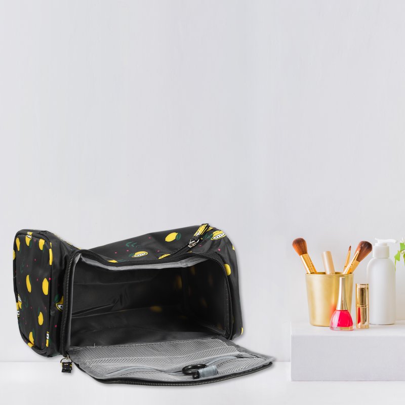 Floral Makeup Bag - Zipper Cosmetic Pouch in Multiple Colors