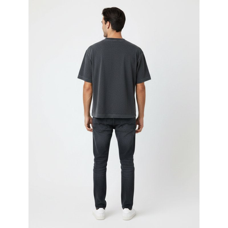 Men's Halloween Skeleton Forever Graphic Tee - Mineral Wash 2XLT