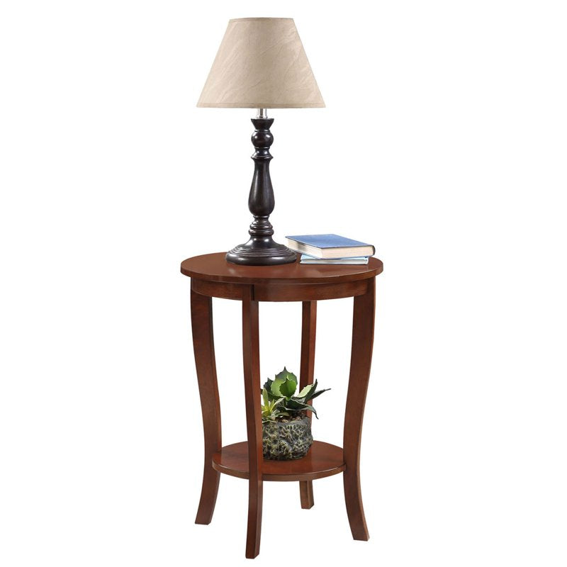 American Heritage Round End Table - Multiple Finishes Available