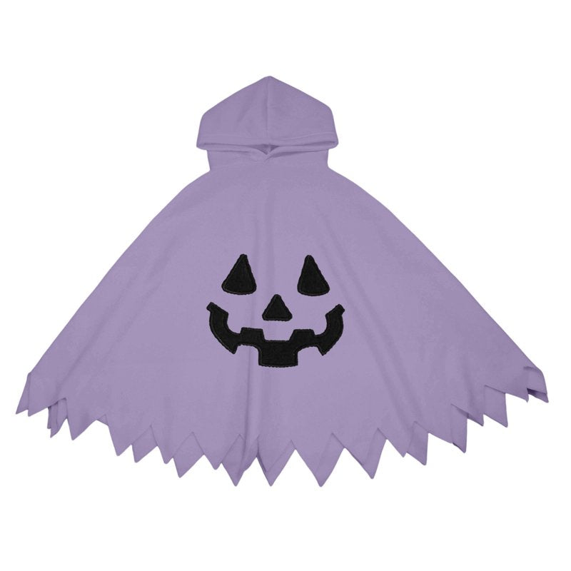 Purple Kids Ghostface Halloween Costume Cape Dress Up for 4-6 Years - Unisex