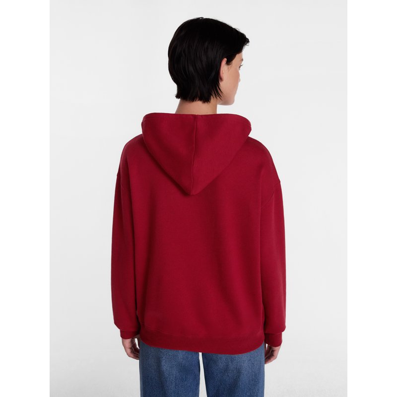 Peanuts Women's Halloween Graphic Fleece Hoodie Merlot S - Cozy Costume Layer