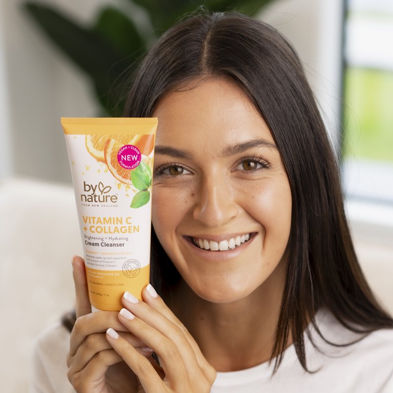 Brightening Hydrating Cream Cleanser with Vitamin C & Collagen