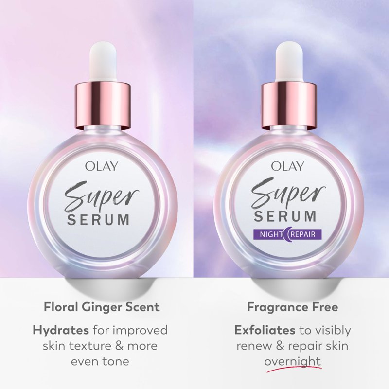 Super Night Serum 5-in-1 - Fragrance-Free Facial Serum, 1.0 fl oz