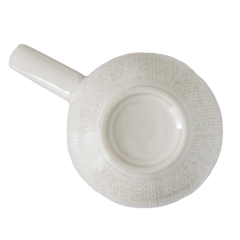 Cream Stoneware Mug - 4 Pack, Durable & Microwave Safe
