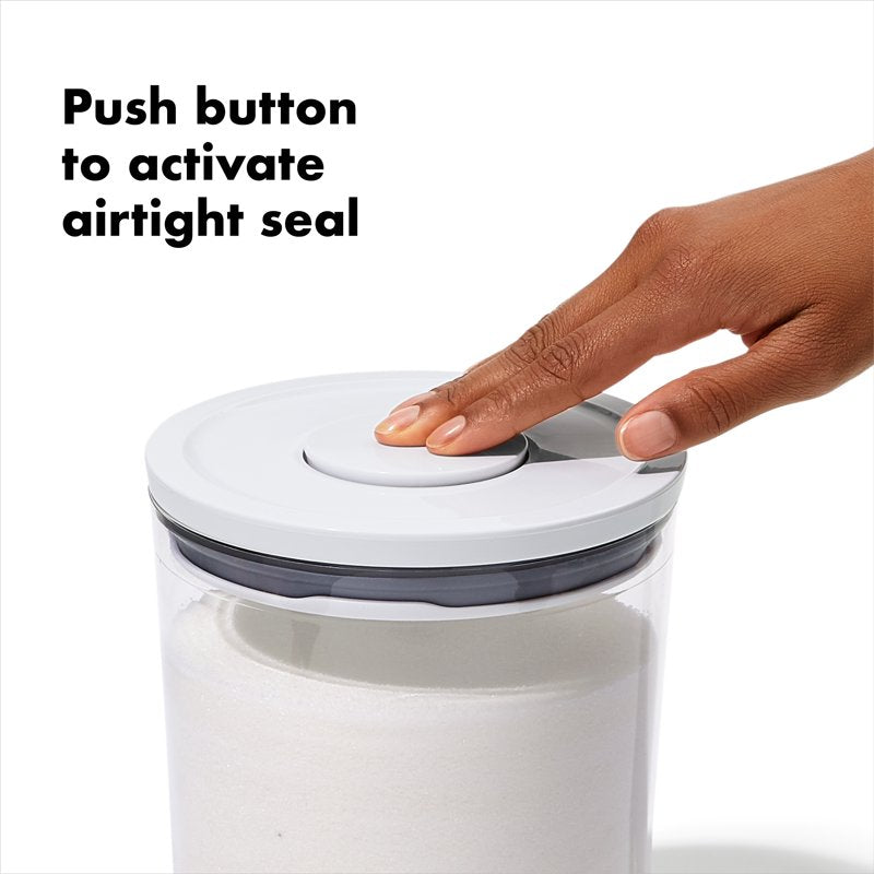 Airtight Food Storage Container Set - 3-Piece Round, BPA-Free