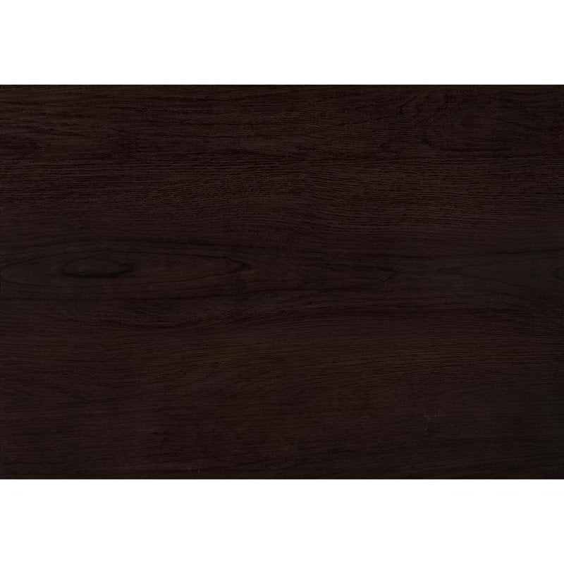 Espresso Corner Console Table - Two-Tier Accent Table