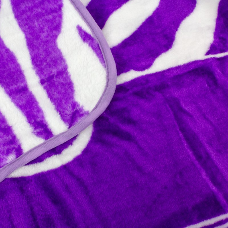 Kansas State Wildcats Raschel Throw Blanket - 60x50 Inches - Comfy College Covers