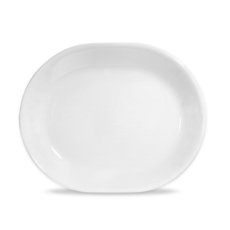 12.25" White Serving Platter - Corelle Winter Frost, 3 Pack