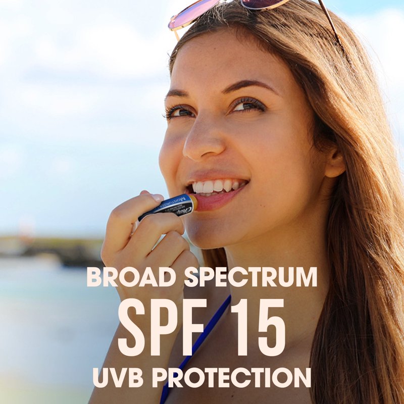 Moisturizing Lip Balm with SPF 15 - Unscented Sun Protection for Lips