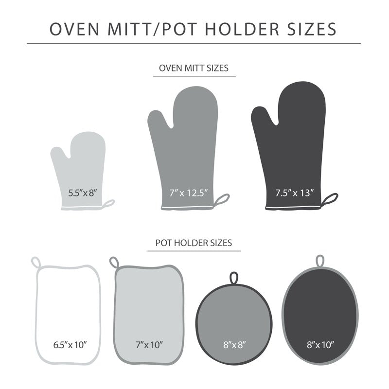 Ribbed Silicone Pot Holders Set - Lavender Cream, 2-Pack