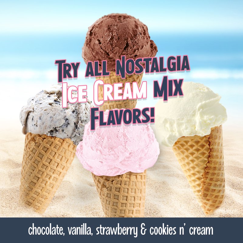Premium Vanilla Ice Cream Mix - Make 2 Quarts