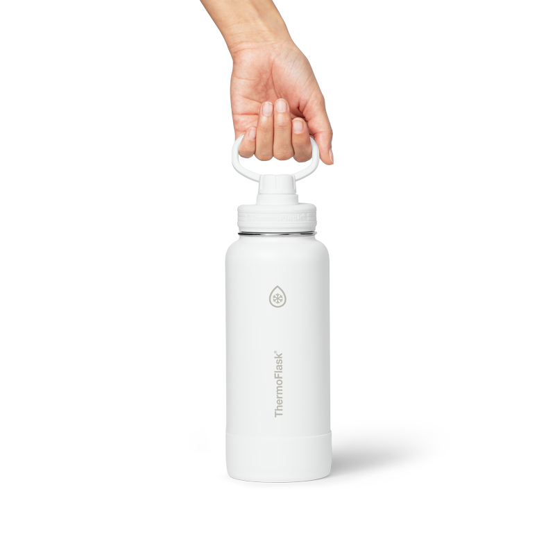 Insulated Stainless Steel Water Bottle - 32 oz, White